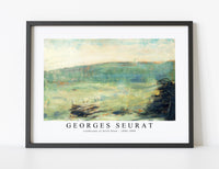 
              Georges Seurat - Landscape at Saint-Ouen 1886-1888
            