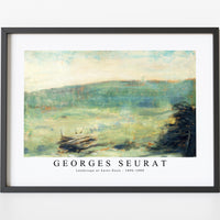 Georges Seurat - Landscape at Saint-Ouen 1886-1888