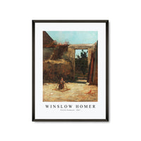 winslow homer - French Farmyard -1867