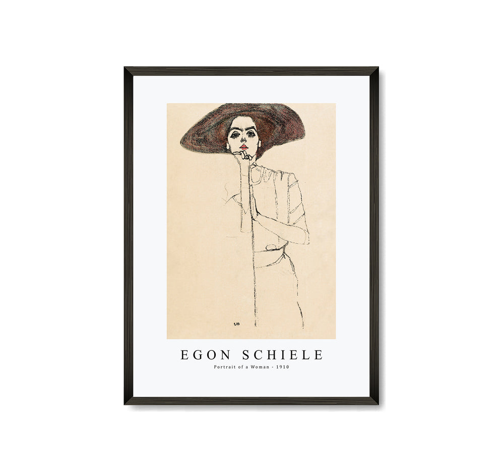Egon Schiele - Portrait of a Woman 1910