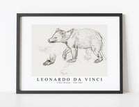 
              Leonardo Da Vinci - A Bear Walking 1482-1485
            