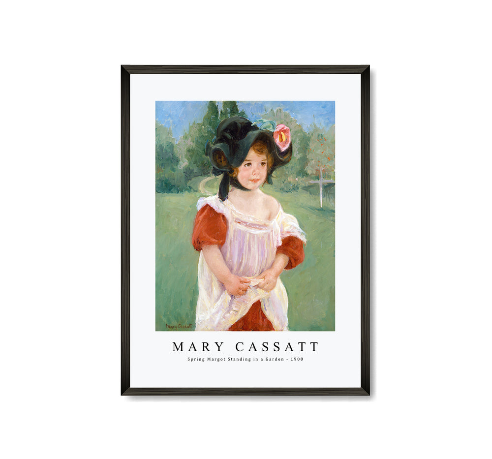 Mary Cassatt - Spring Margot Standing in a Garden 1900