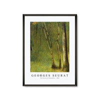 Georges Seurat - The Forest at Pontaubert 1881