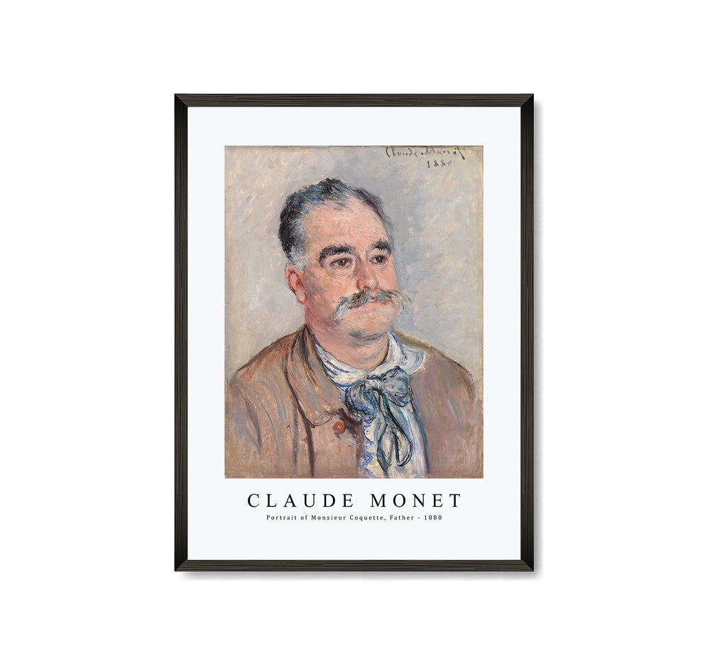 Claude Monet - Portrait of Monsieur Coquette, Father 1880
