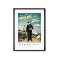 Henri Rousseau - Myself Portrait – Landscape 1890