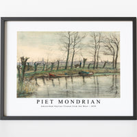 Piet Mondrian - Amsterdam Skyline Viewed from the West 1899