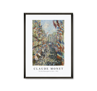 
              Claude Monet - The Rue Montorgueil in Paris 1878
            