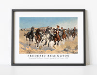 
              Frederic Remington - Dismounted The Fourth Troopers Moving the Led Horses-1890
            