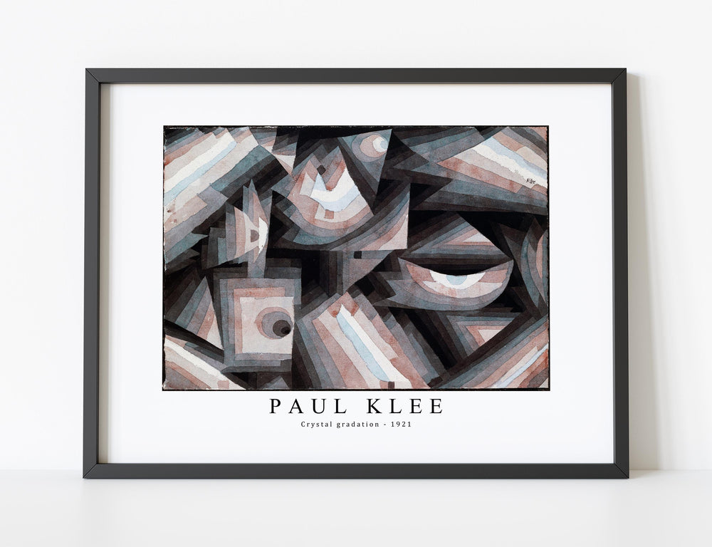 Paul Klee - Crystal gradation 1921