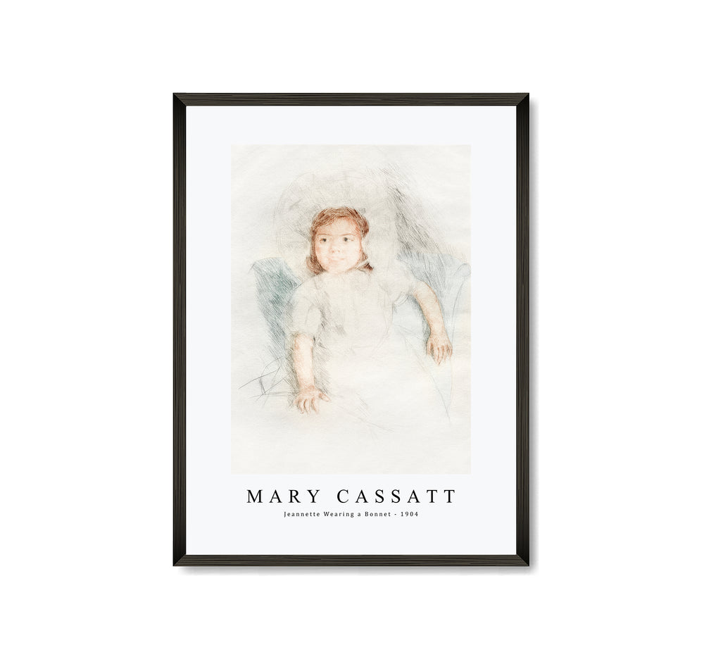 Mary Cassatt - Jeannette Wearing a Bonnet 1904