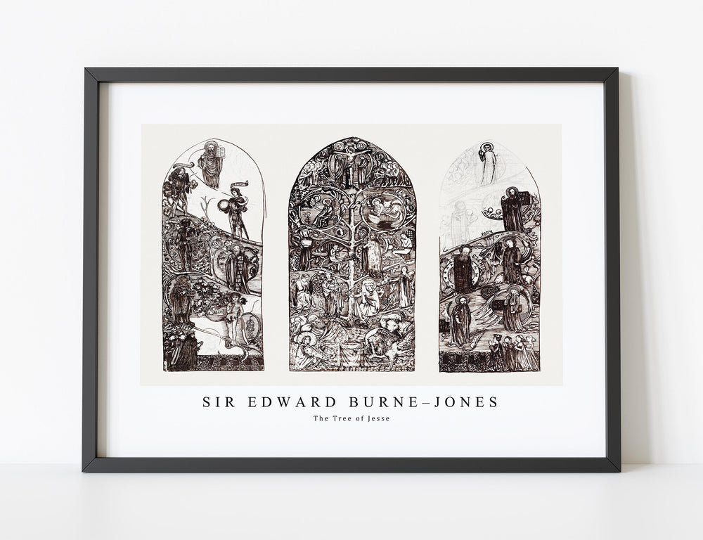 Sir Edward Burne Jones - The Tree of Jesse print in high resolution by Sir Edward Burne–Jones