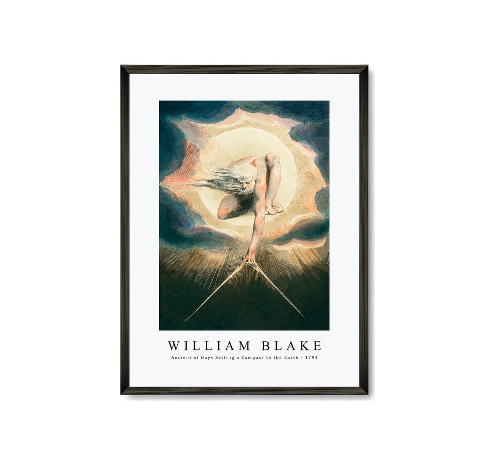 William Blake - Ancient of Days Setting a Compass to the Earth 1794