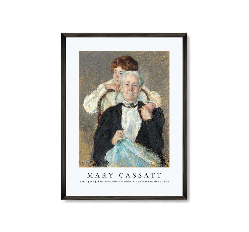 Mary Cassatt - Mrs. Cyrus J. Lawrence with Grandson R. Lawrence Oakley 1898