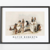 David Roberts - Nubian women at Kortie on the Nile-1796-1864