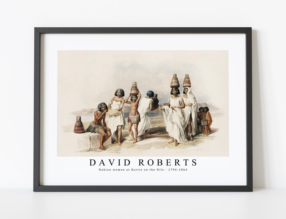 David Roberts - Nubian women at Kortie on the Nile-1796-1864