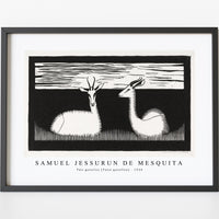 Samuel Jessurun De Mesquita - Two gazelles (Twee gazellen) (1926)