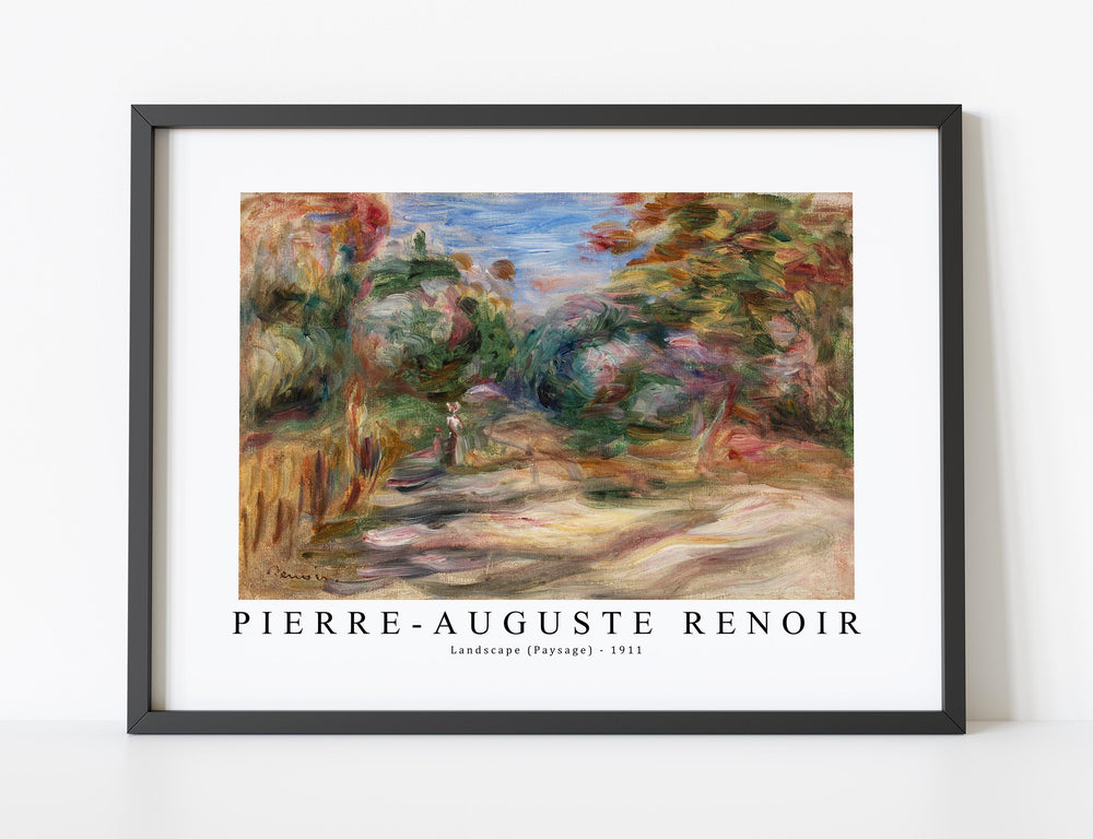 Pierre Auguste Renoir - Landscape (Paysage) 1911