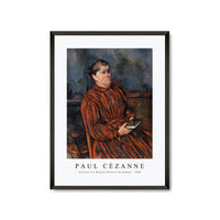Paul Cezanne - Portrait of a Woman (Portrait de femme) 1898