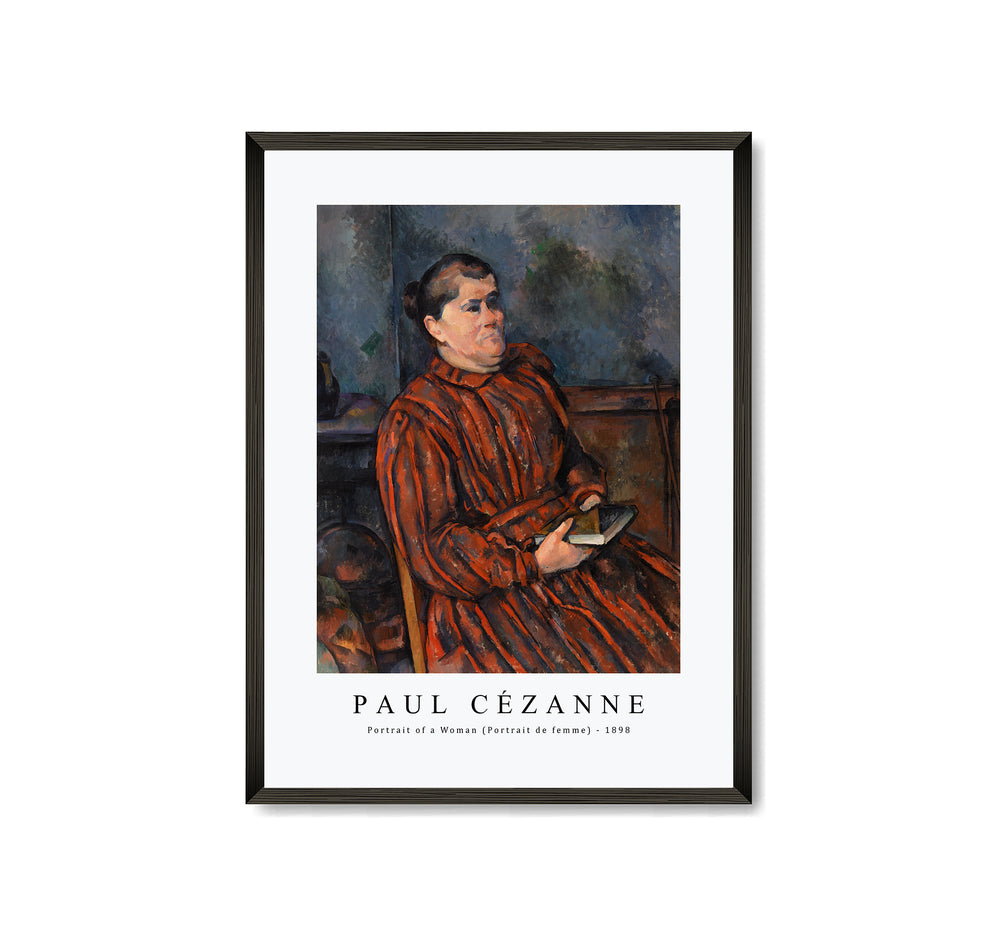 Paul Cezanne - Portrait of a Woman (Portrait de femme) 1898