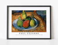 
              Paul Cezanne - Plate of Fruit on a Chair (Assiette de fruits sur une chaise) 1879-1880
            