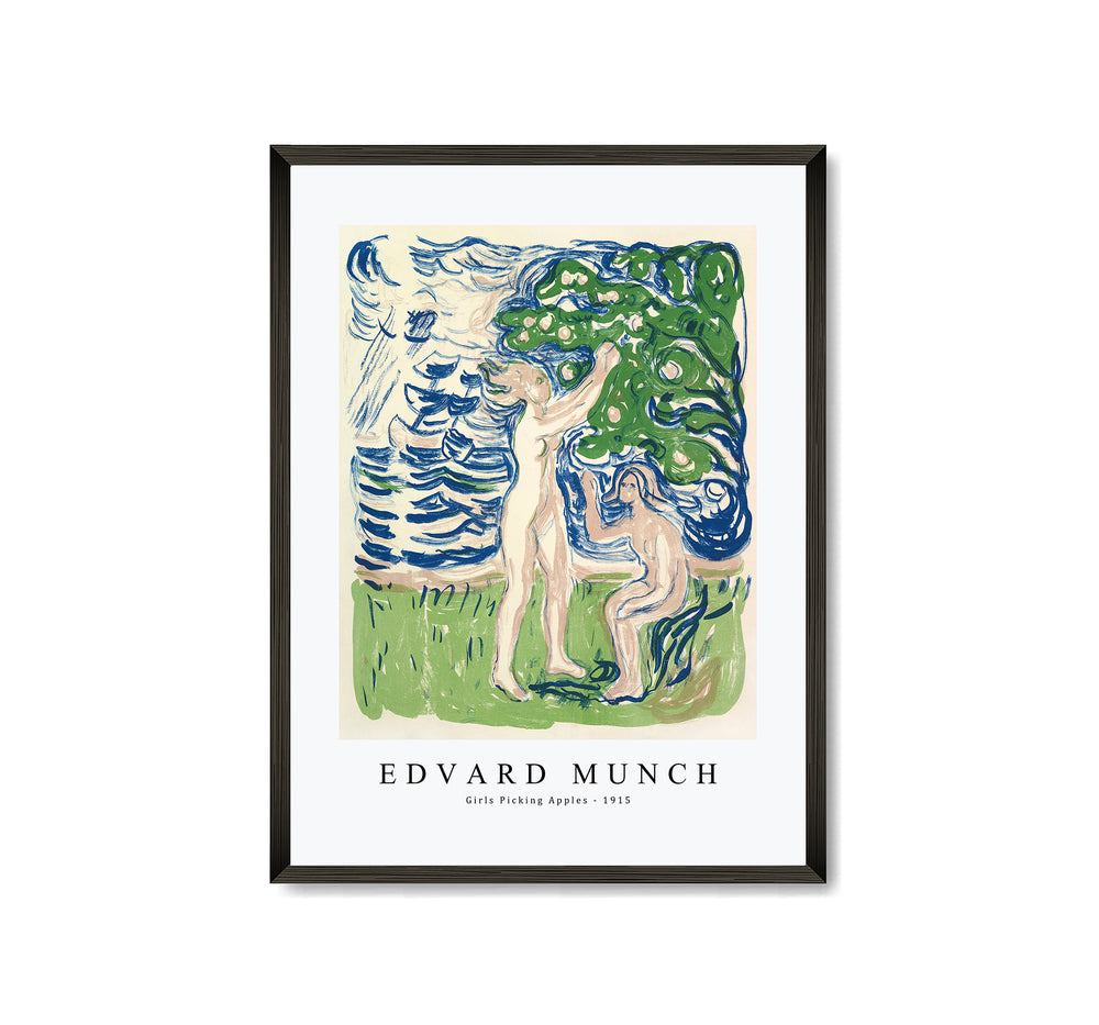 Edvard Munch - Girls Picking Apples 1915