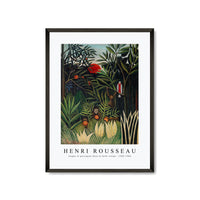 Henri Rousseau - Monkeys and Parrot in the Virgin Forest (Singes et perroquet dans la forêt vierge)1905-1906