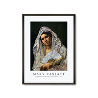 Mary Cassatt - Spanish Dancer Wearing a Lace Mantilla 1873