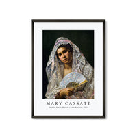 Mary Cassatt - Spanish Dancer Wearing a Lace Mantilla 1873