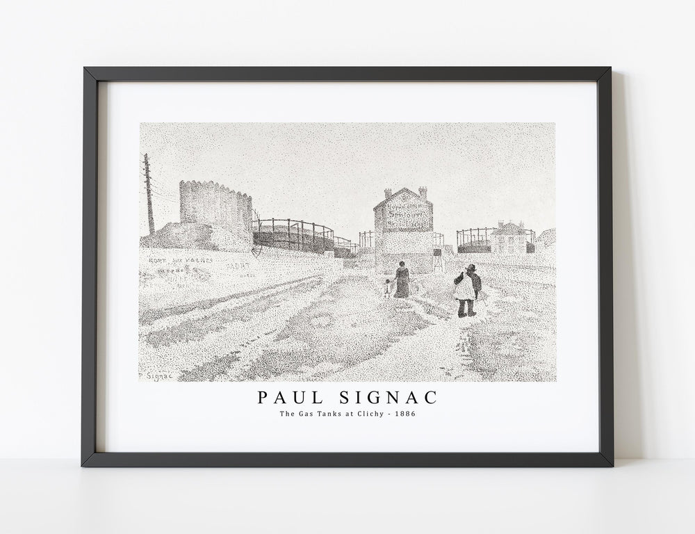 Paul Signac - The Gas Tanks at Clichy (1886)