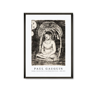 
              Paul Gauguin - Buddha, from the Suite of Late Wood-Block Prints 1898-1899
            