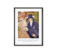 
              Henri De Toulouse–Lautrec - The Englishman (William Tom Warrener, 1861–1934) at the Moulin Rouge 1892
            