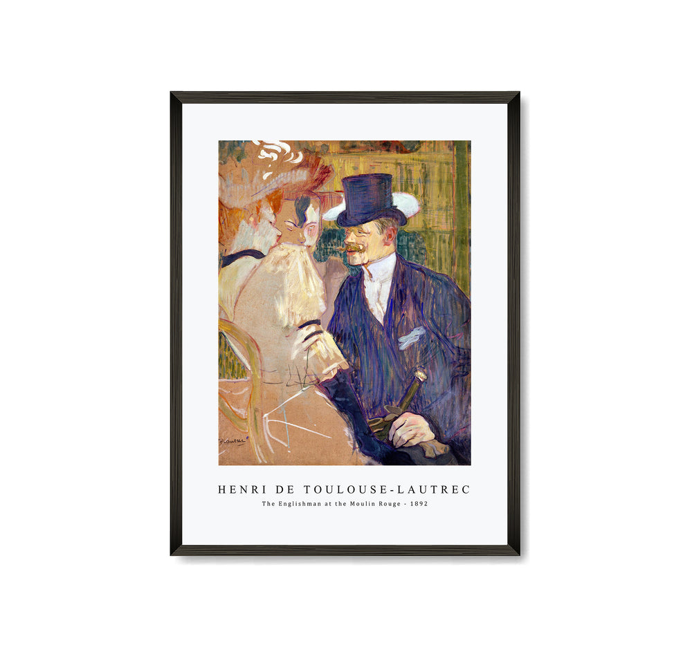 Henri De Toulouse–Lautrec - The Englishman (William Tom Warrener, 1861–1934) at the Moulin Rouge 1892