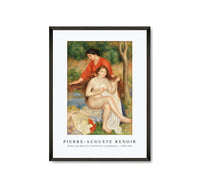 
              Pierre Auguste Renoir - Bather and Maid (La Toilette de la baigneuse) 1900-1901
            