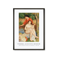 Pierre Auguste Renoir - Bather and Maid (La Toilette de la baigneuse) 1900-1901