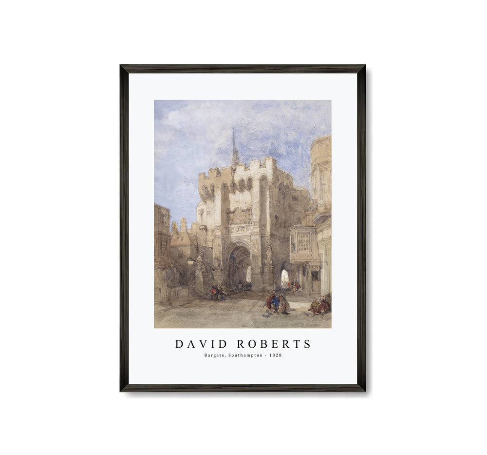 David roberts - Bargate, Southampton-1828
