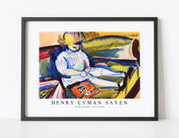 
              Henry Lyman sayen - Child on Sofa 1914-1918
            