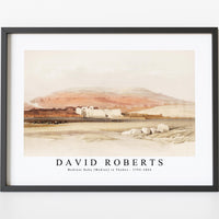 David Roberts - Medinet Habu (Medint) in Thebes-1796-1864