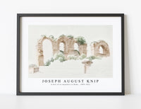 
              Joseph August Knip - A Part of an Aqueduct in Rome (ca. 1809–1812)
            