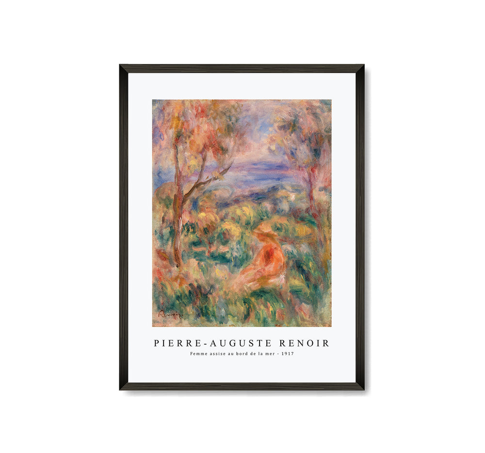 Pierre Auguste Renoir - Femme assise au bord de la mer 1917