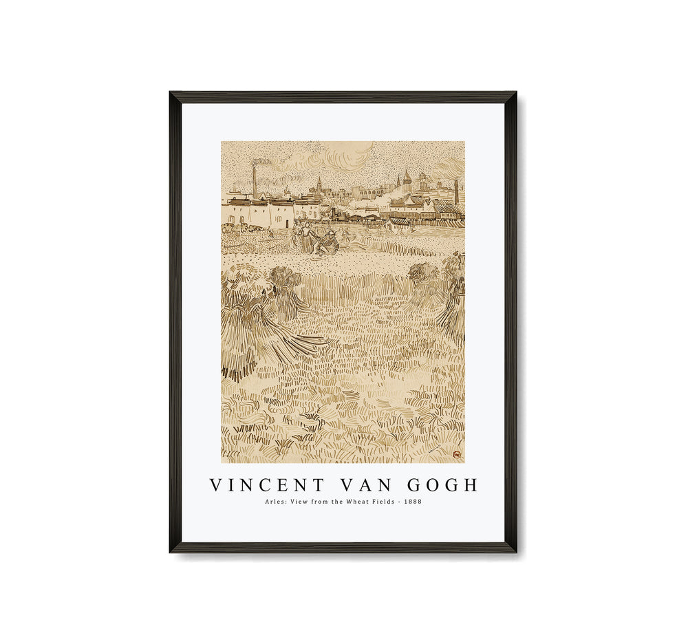 Vincent Van Gogh - Arles View from the Wheatfields (1888)