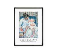 
              Mary Cassatt - Mother About to Wash Her Sleepy Child 1880
            