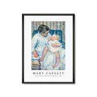 Mary Cassatt - Mother About to Wash Her Sleepy Child 1880
