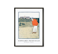 
              Edward Penfield - Man playing Golf 1890-1907
            