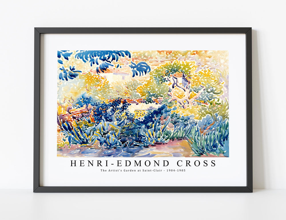 Henri Edmond Cross - The Artist's Garden at Saint-Clair 1904-1905