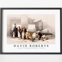 David roberts - Entrance of the Temple of Amun Thebes-1796-1864