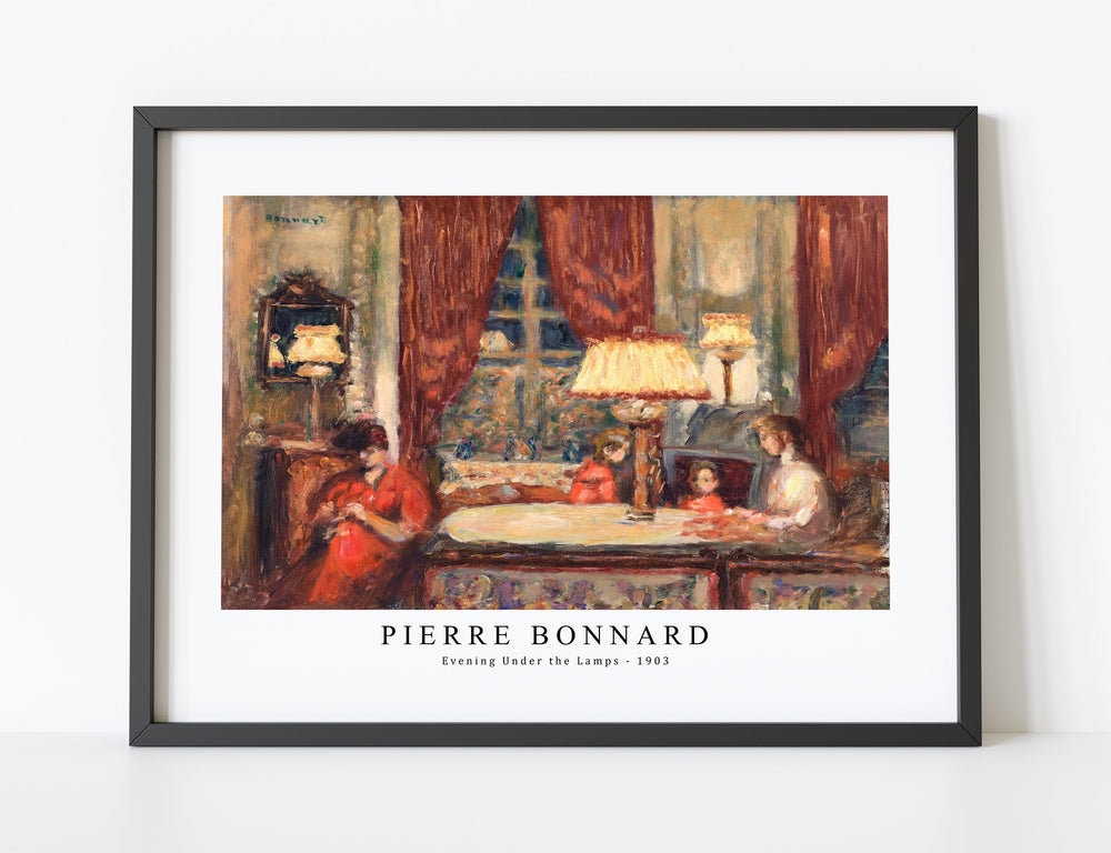 Pierre Bonnard - Evening Under the Lamps (1903)