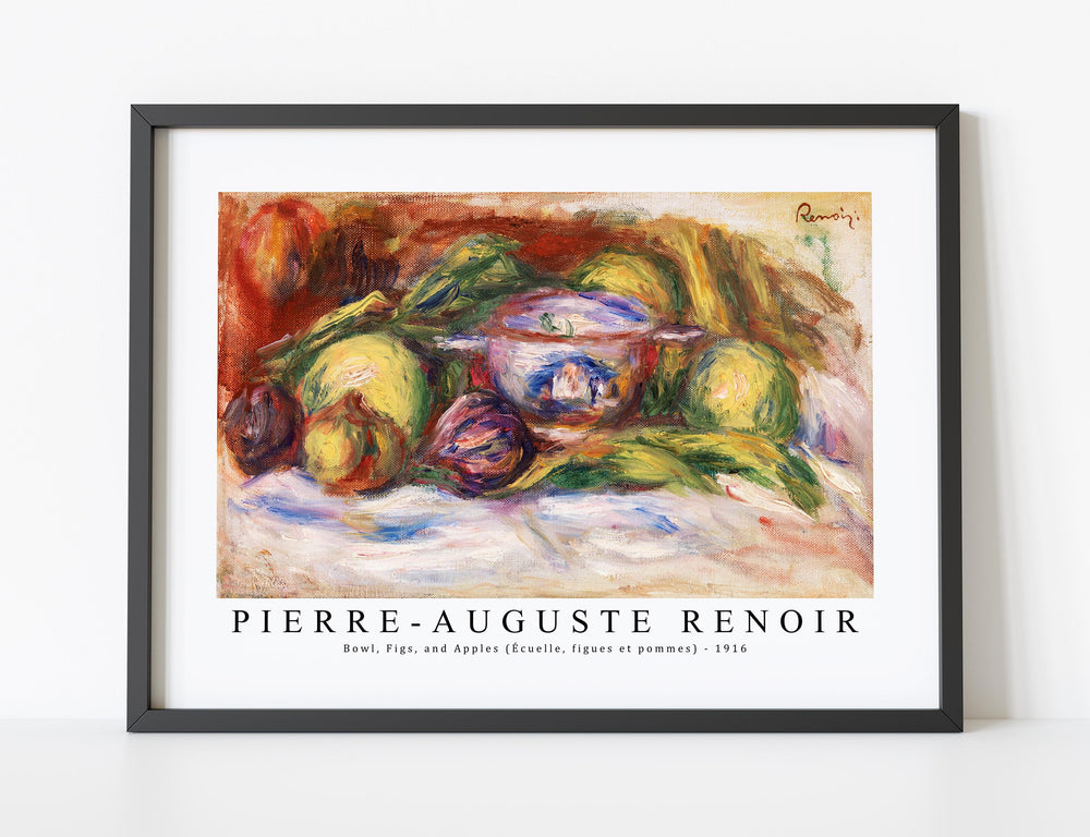 Pierre Auguste Renoir - Bowl, Figs, and Apples (Écuelle, figues et pommes) 1916