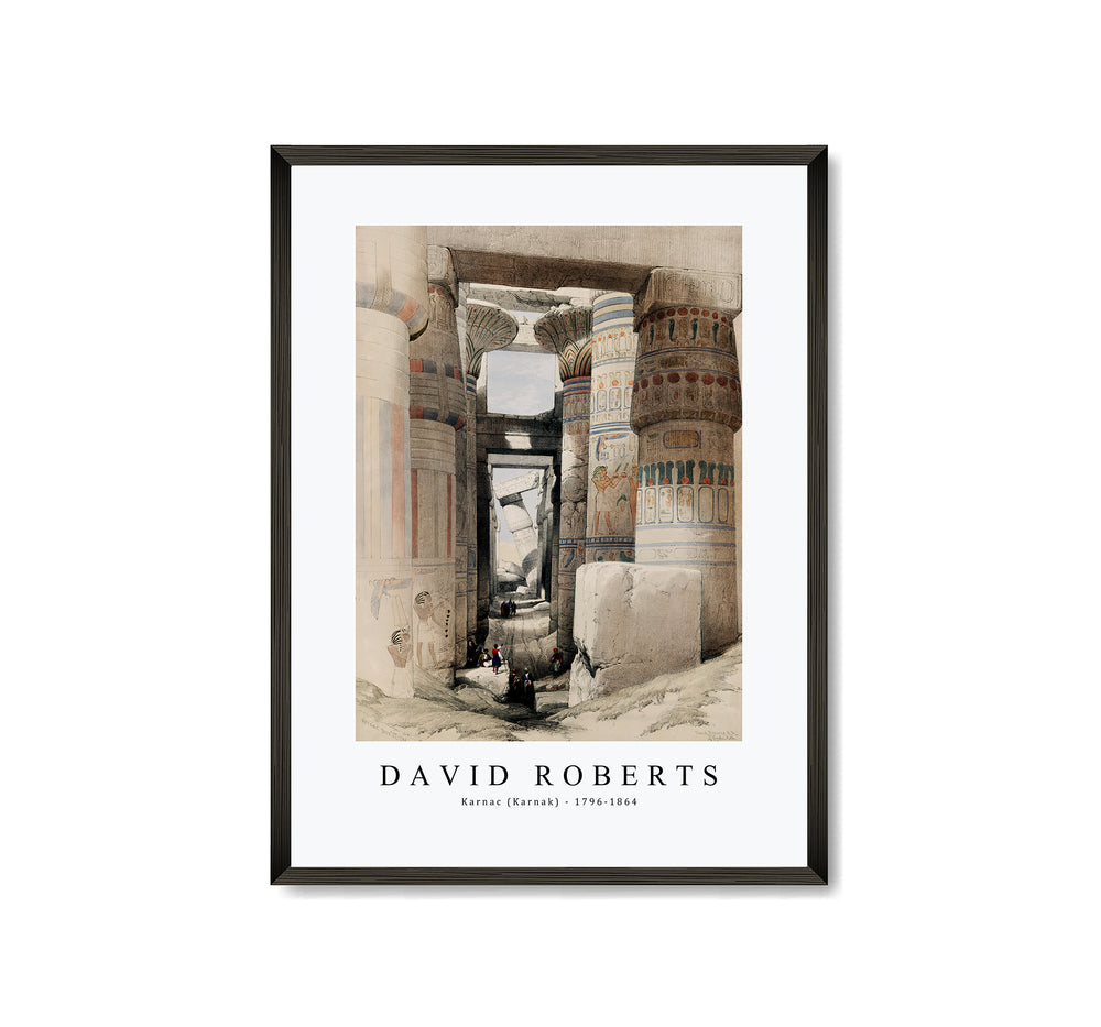 David Roberts - Karnac (Karnak)-1796-1864