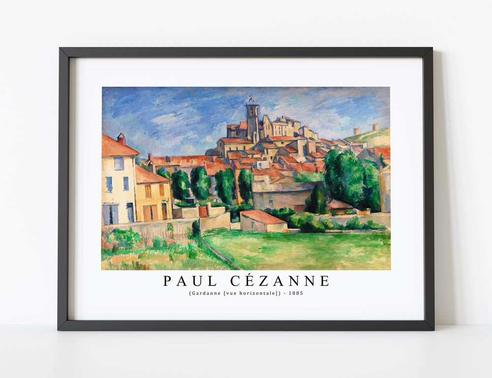 Paul Cezanne - (Gardanne [vue horizontale]) 1885