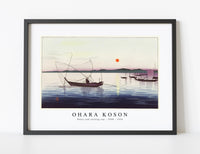 
              Ohara Koson - Boats and setting sun (1900 - 1936) by Ohara Koson (1877-1945)
            